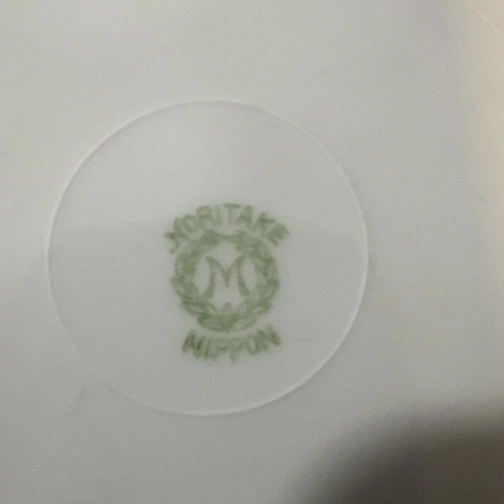 Noritake Nippon Bellefonte Pattern Salad Plates Japan Set of 7 Vintage 1920